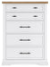 Ashbryn White/Natural Panel Storage Bedroom Set - Gate FurnitureBedroom Set