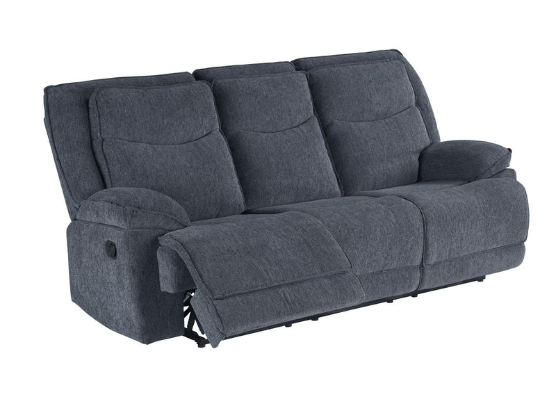 Asheville - Gray Manual Recliner Sofa - L613-S