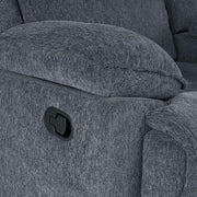 Asheville - Gray Manual Reclining, Storage Console, Cup Holder - L613-SLR