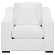 Ashlyn 3-piece Upholstered Sloped Arm Sofa Set White - 509891-S3
