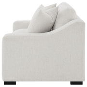 Ashlyn Fabric Upholstered Track Arm Loveseat Sand - 552092
