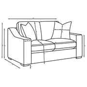 Ashlyn Upholstered Sloped Arm Loveseat White - 509892
