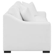 Ashlyn Upholstered Sloped Arm Sofa White - 509891