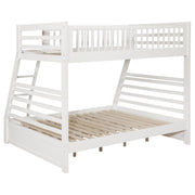 Ashton 2-drawer Wood Twin Over Full Bunk Bed White - 460180