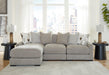 Aslan Court Pebble 3 - Piece LAF Chaise Sectional - Gate FurnitureSectional