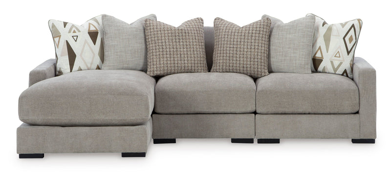 Aslan Court Pebble 3 - Piece LAF Chaise Sectional - Lara FurnitureSectional