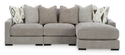 Aslan Court Pebble 3 - Piece RAF Chaise Sectional - Lara FurnitureSectional