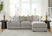 Aslan Court Pebble 3 - Piece RAF Chaise Sectional - Lara FurnitureSectional
