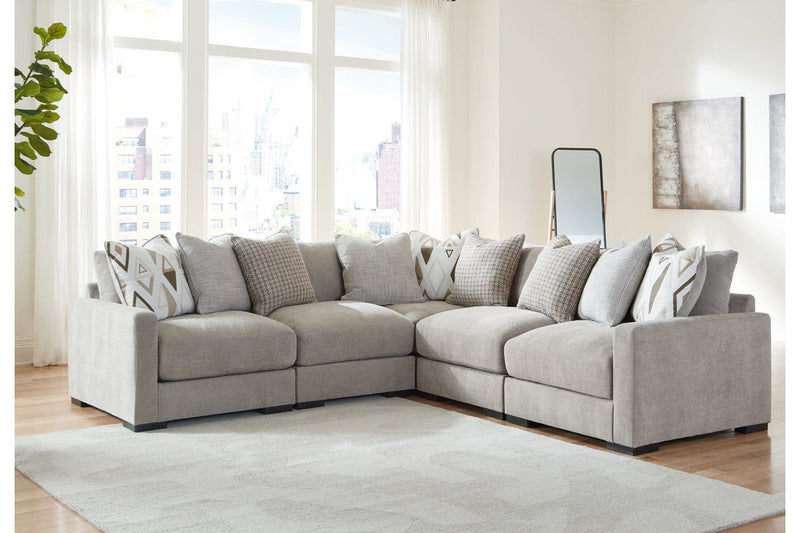 Aslan Court Pebble 5 - Piece Sectional - Lara FurnitureSectional