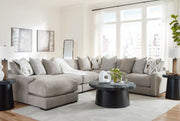 Aslan Court Pebble 6 - Piece LAF Chaise Sectional - Lara FurnitureSectional