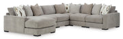 Aslan Court Pebble 6 - Piece LAF Chaise Sectional - Lara FurnitureSectional