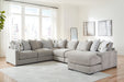 Aslan Court Pebble 6 - Piece RAF Chaise Sectional - Gate FurnitureSectional