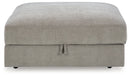 Aslan Court Pebble Ottoman With Storage - Gate Furniture