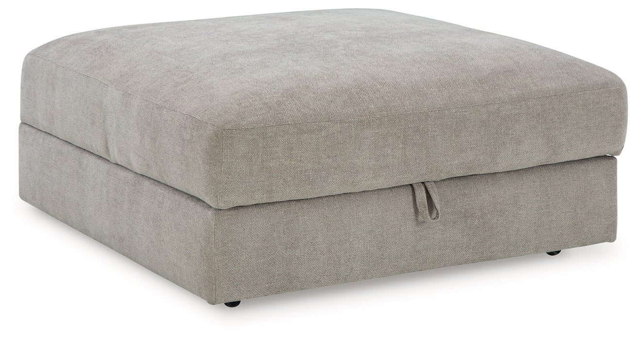 Aslan Court Pebble Ottoman With Storage - Gate Furniture