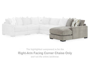 Aslan Court Pebble Right-Arm Facing Corner Chaise - 2030517