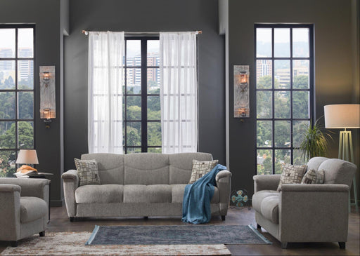 Aspen 3 Seat Sleeper 2pcs (Aristo Light Brown) - Gate FurnitureLiving Room Set