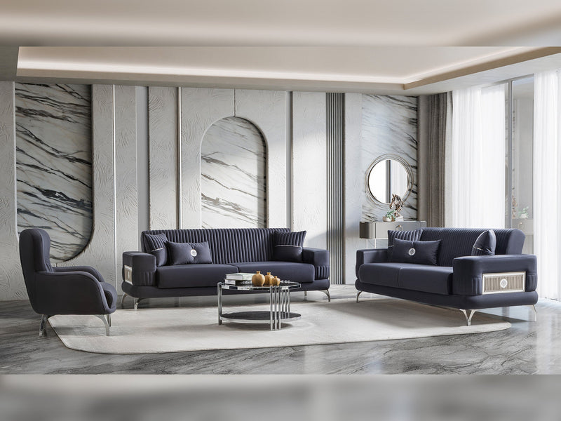 Aspendos 3-pieces (Sofa & Loveseat & Chair) Livingroom Set in Beige - 200-ST-ASP-ANKA529-321