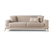 Aspendos 3-pieces (Sofa & Loveseat & Chair) Livingroom Set in Beige - 200-ST-ASP-ANKA529-321