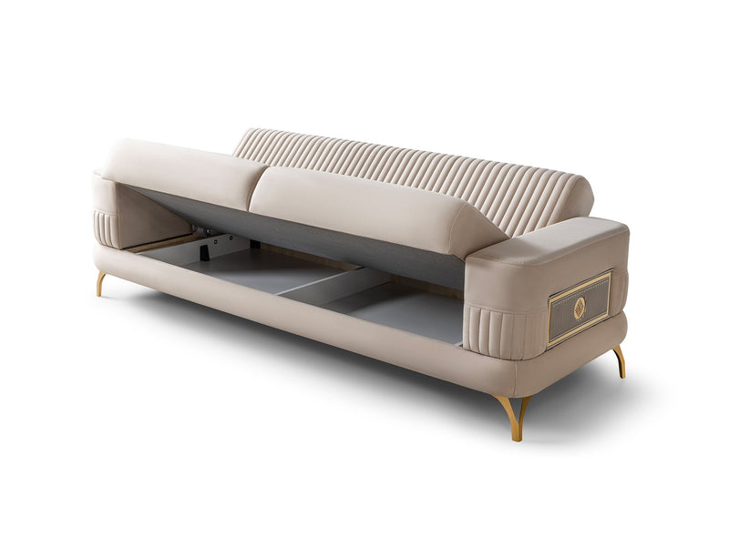 Aspendos Convertible Sofa in Anthracite - 200-ST-ASP-ANKA154-3