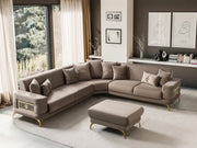 Aspendos Sectional Sofa in Beige - 200-ASP-FLORIA07-S