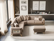 Aspendos Sectional Sofa in Beige - 200-ASP-FLORIA07-S