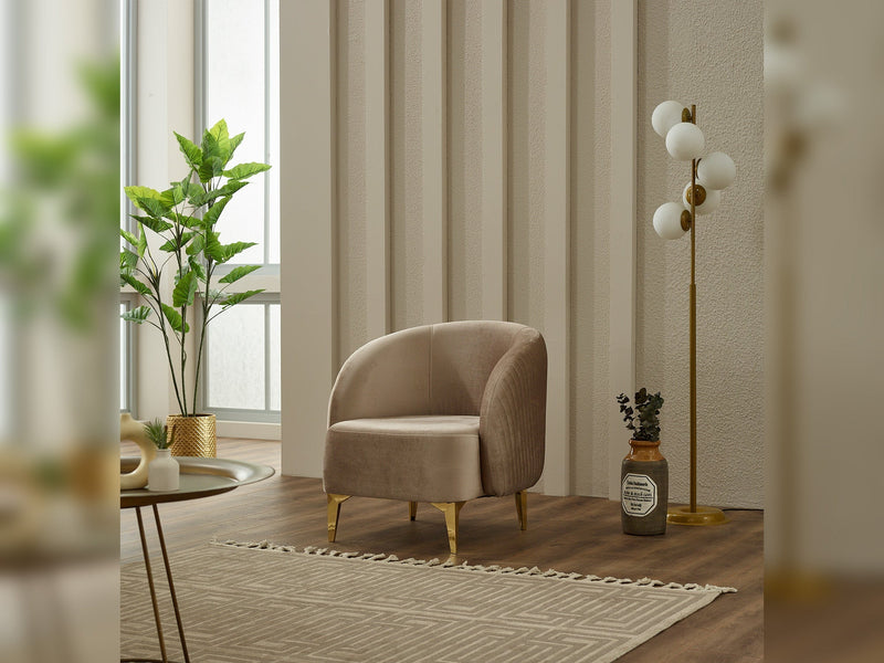 Astera Chair in Grey - 200-SIM-AST-VELVET412-B