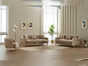 Astera Convertible Sofa in Grey - 200-SIM-AST-VELVET412-3