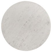 Astoria Round Genuine Marble Coffee Table White - 709668
