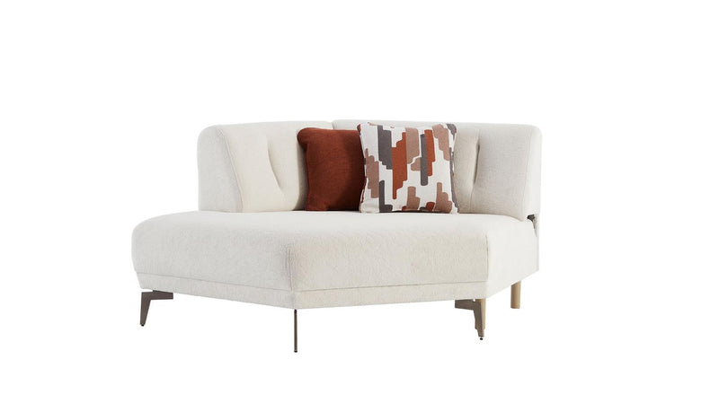 Atlanta  Sectional Chaise Part (Peru Cream) 3 Pieces - 15-ATL-203223-05-C