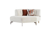 Atlanta Sectional Love Seat (Peru Cream) 3 Pieces - 15-ATL-203223-05-L