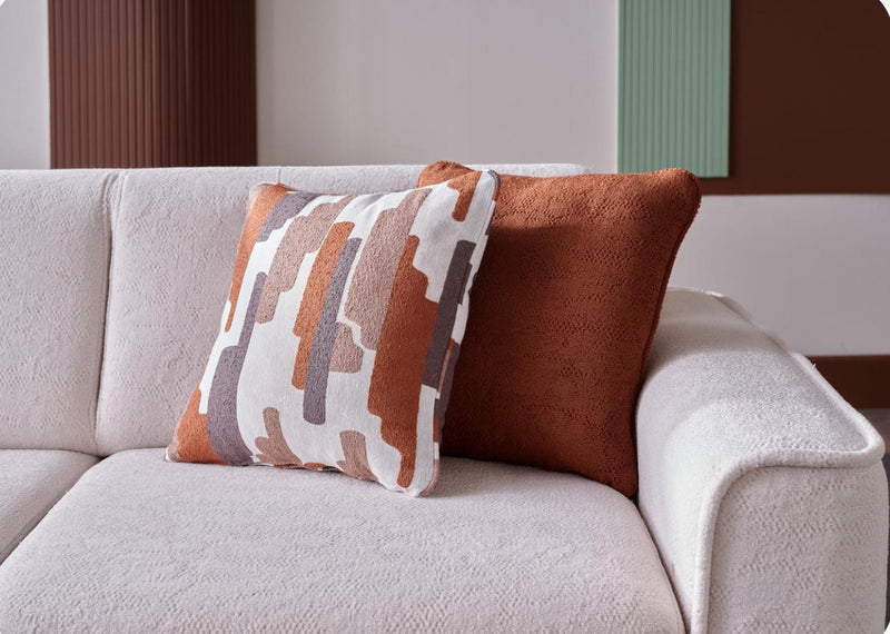 Atlanta Sectional Love Seat (Peru Cream) 3 Pieces - 15-ATL-203223-05-L