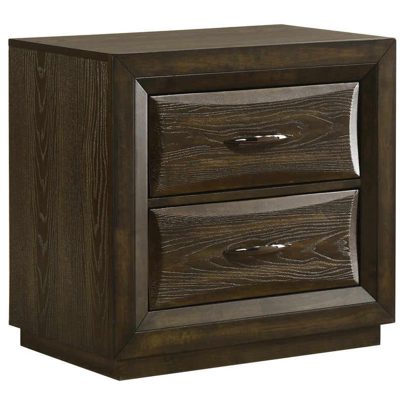 Atlas 4-piece California King Bedroom Set Dark Oak - 215971KW-S4