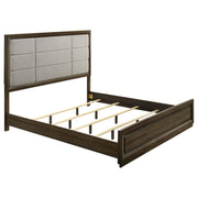 Atlas 4-piece Eastern King Bedroom Set Dark Oak - 215971KE-S4