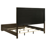 Atlas 4-piece Eastern King Bedroom Set Dark Oak - 215971KE-S4