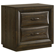 Atlas 4-piece Eastern King Bedroom Set Dark Oak - 215971KE-S4