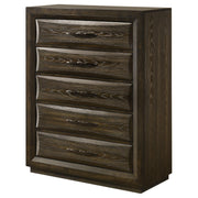 Atlas 5-drawer Bedroom Chest of Drawers Dark Oak - 215975