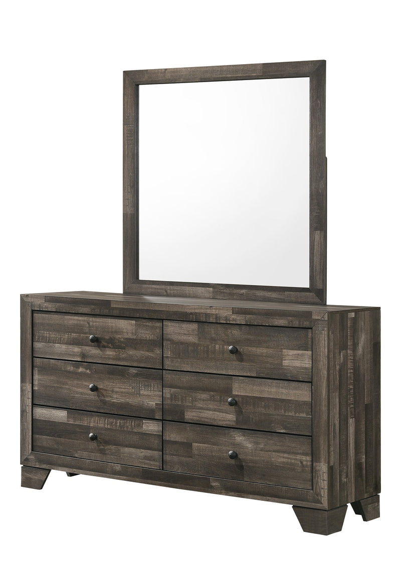 Atticus Brown Platform Bedroom Set - Lara FurnitureBedroom Set