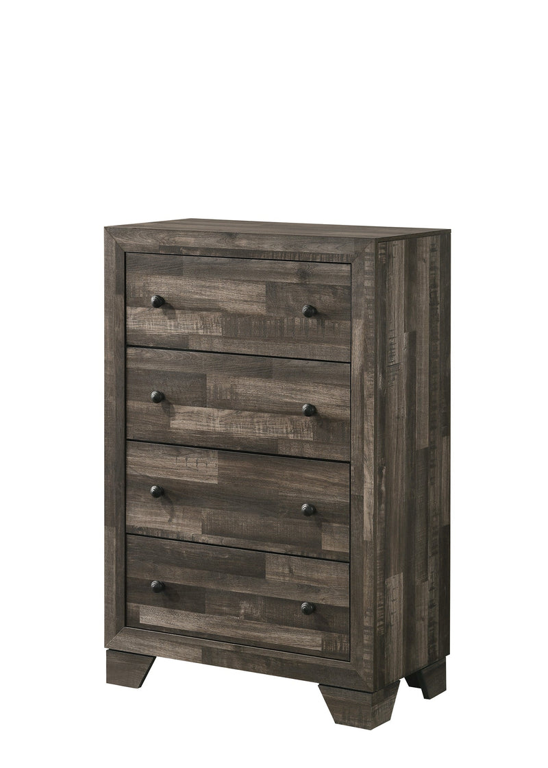 Atticus Brown Platform Bedroom Set - Lara FurnitureBedroom Set