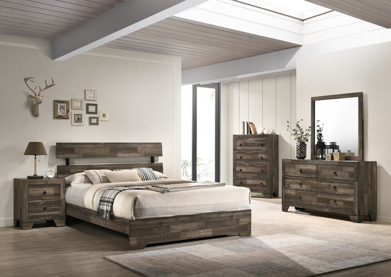 Atticus Brown Platform Youth Bedroom Set - Lara FurnitureYouth Bedroom Set
