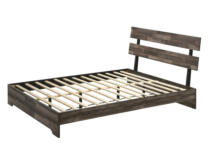 Atticus Brown Platform Youth Bedroom Set - Lara FurnitureYouth Bedroom Set
