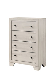 Atticus White Platform Bedroom Set - Lara FurnitureBedroom Set