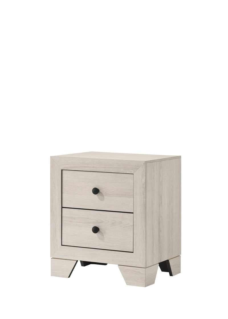 Atticus White Platform Bedroom Set - Lara FurnitureBedroom Set