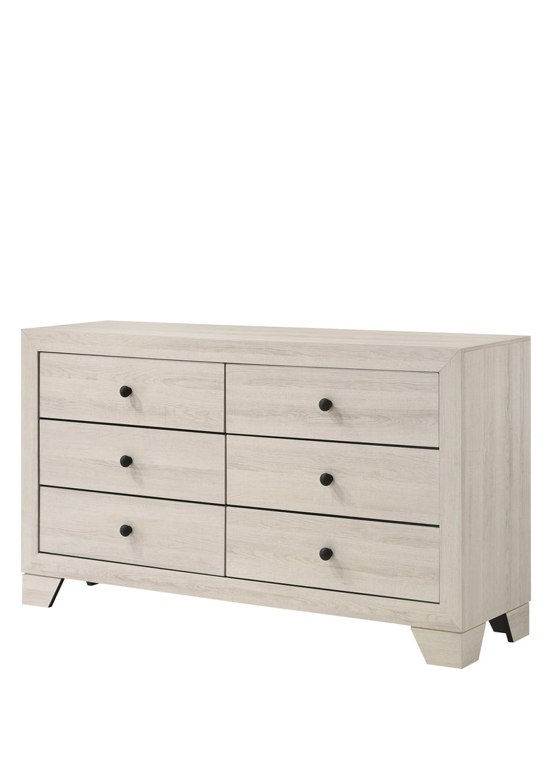 Atticus White Platform Bedroom Set - Lara FurnitureBedroom Set