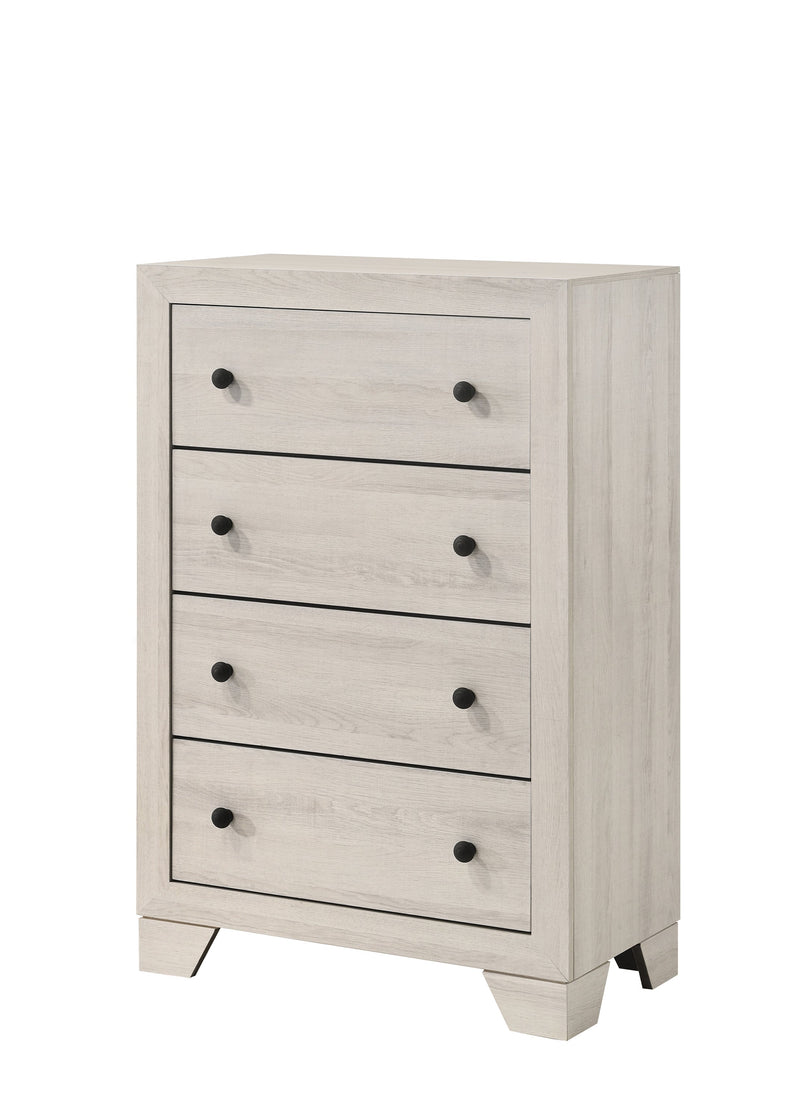 Atticus White Platform Youth Bedroom Set - Lara FurnitureYouth Bedroom Set