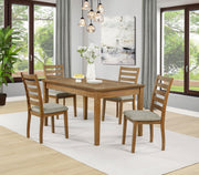 Atwood Rectangular Wood Dining Table Warm Brown - 121761