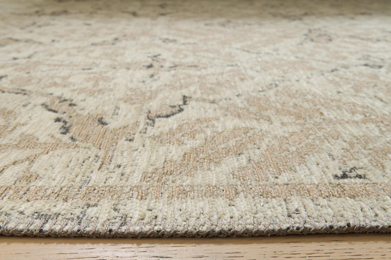 Audville Jute/Black/Ivory Large Rug - R408841