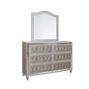 Augusta - Beige King Bed, Dresser, Mirror, Chest, Nightstand - B223-KDMCN