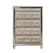 Augusta - Beige King Bed, Dresser, Mirror, Chest, Nightstand - B223-KDMCN