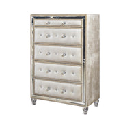 Augusta - Beige King Bed, Dresser, Mirror, Chest, Nightstand - B223-KDMCN