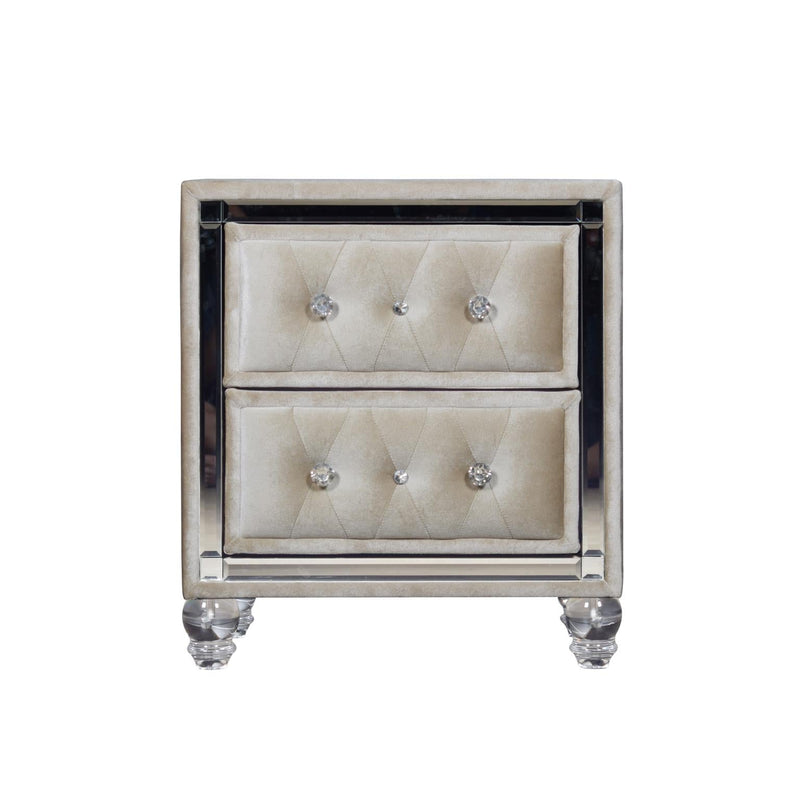 Augusta - Beige King Bed, Dresser, Mirror, Chest, Nightstand - B223-KDMCN